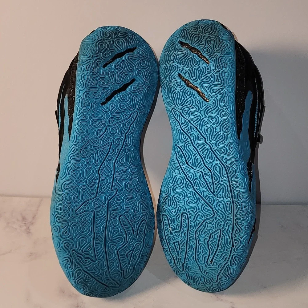 PUMA Rare Fear   Blue Hive Basketball Black Sneakers Athletic Shoes Unixes